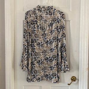 Free People Dress Tunic Floral XS